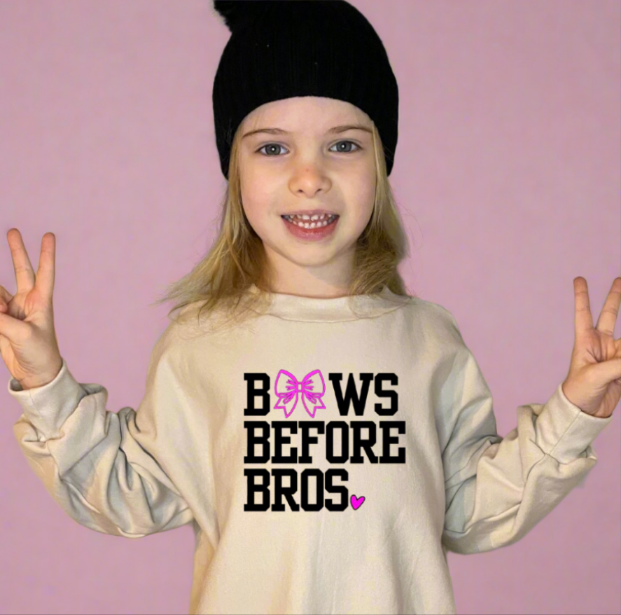Bows before Bros Oversized Sweatshirt