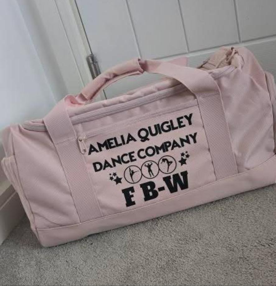 AQDC Kit Bag - With Logo and Dancers Initials