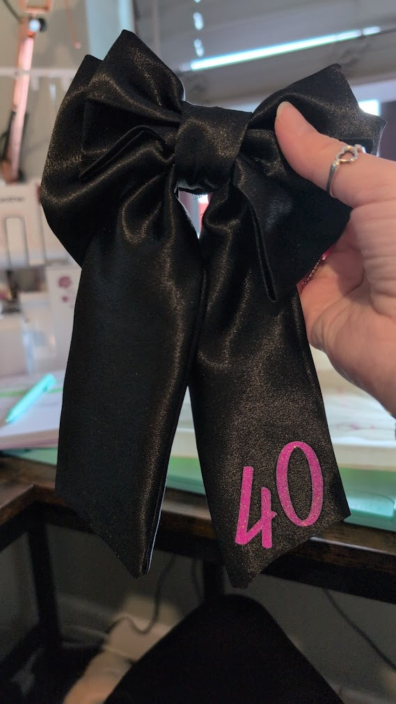 Birthday Bow - Long tails