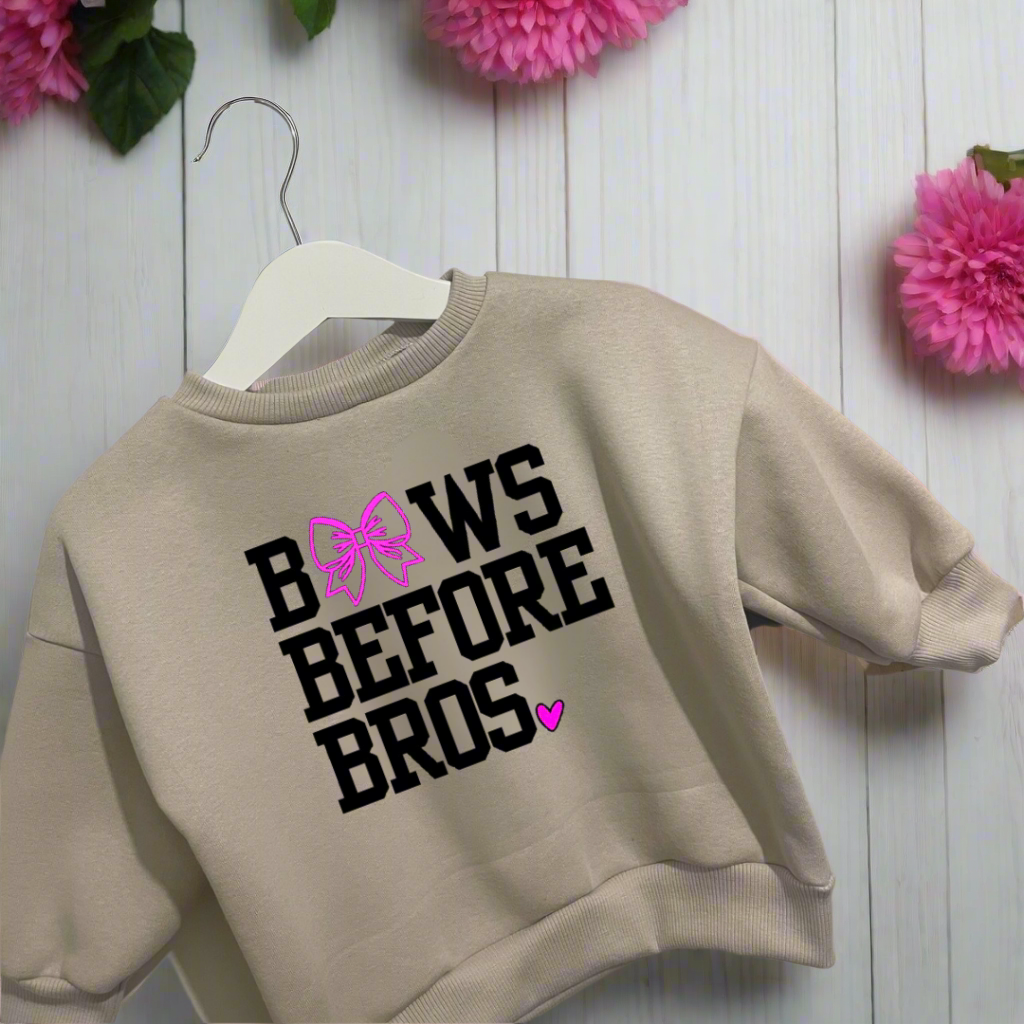 Bows before Bros Oversized Sweatshirt