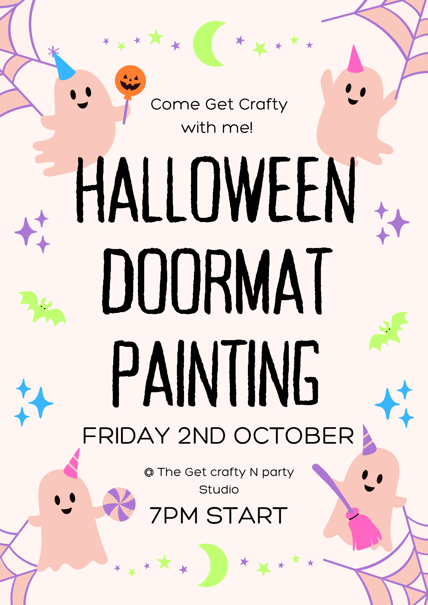 Halloween Doormat Painting