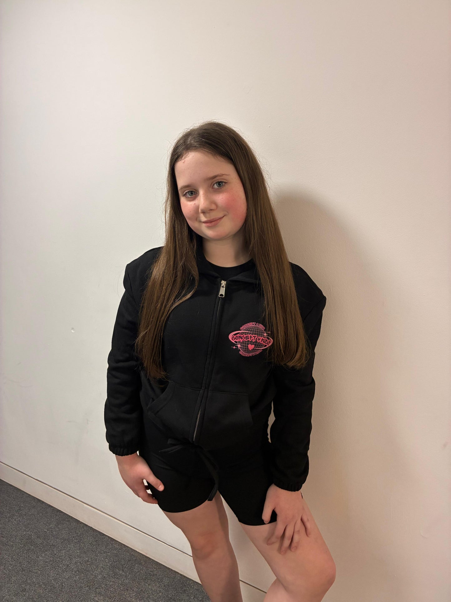 C4K Kids Cropped Full Zip Hoodie