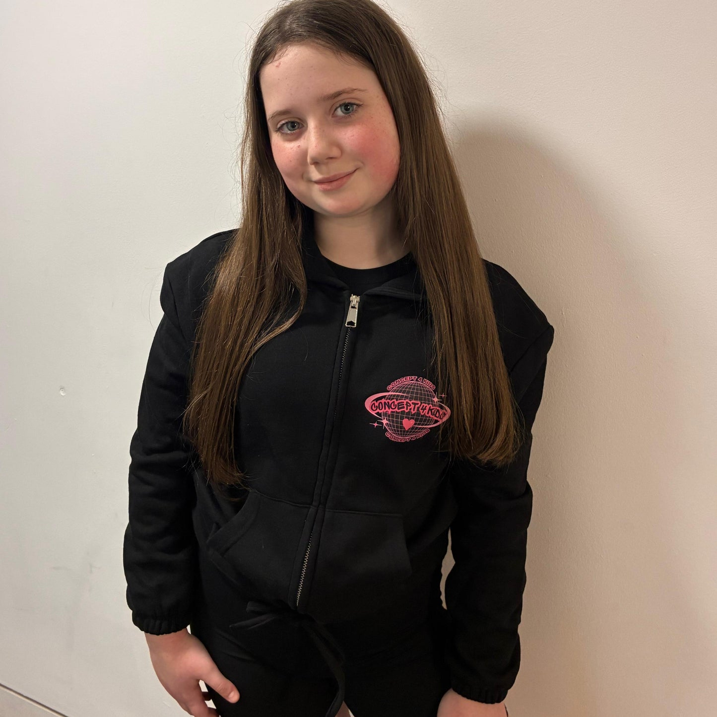 C4K Kids Cropped Full Zip Hoodie