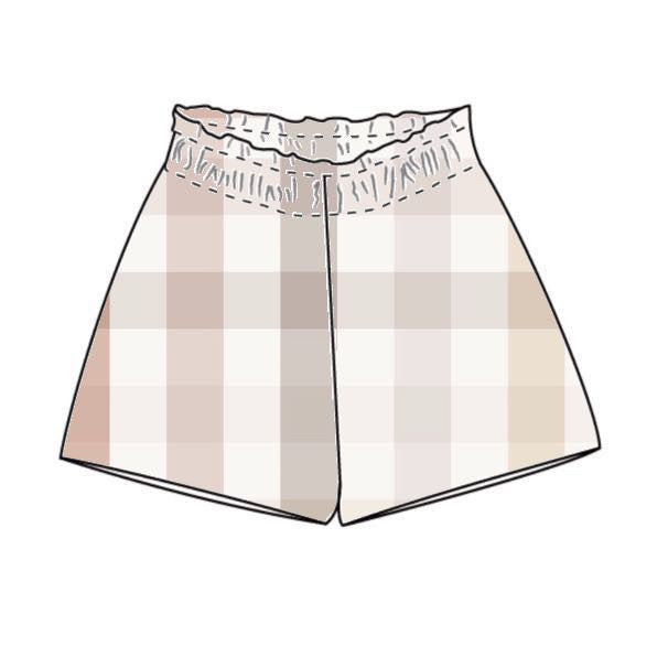 Paperbag Shorts - Gingham Designs