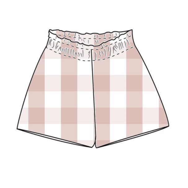 Paperbag Shorts - Gingham Designs