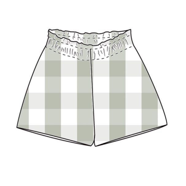 Paperbag Shorts - Gingham Designs