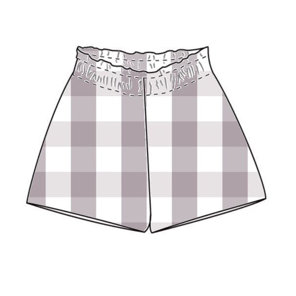 Paperbag Shorts - Gingham Designs