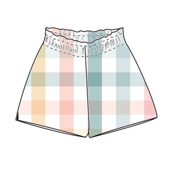 Paperbag Shorts - Gingham Designs