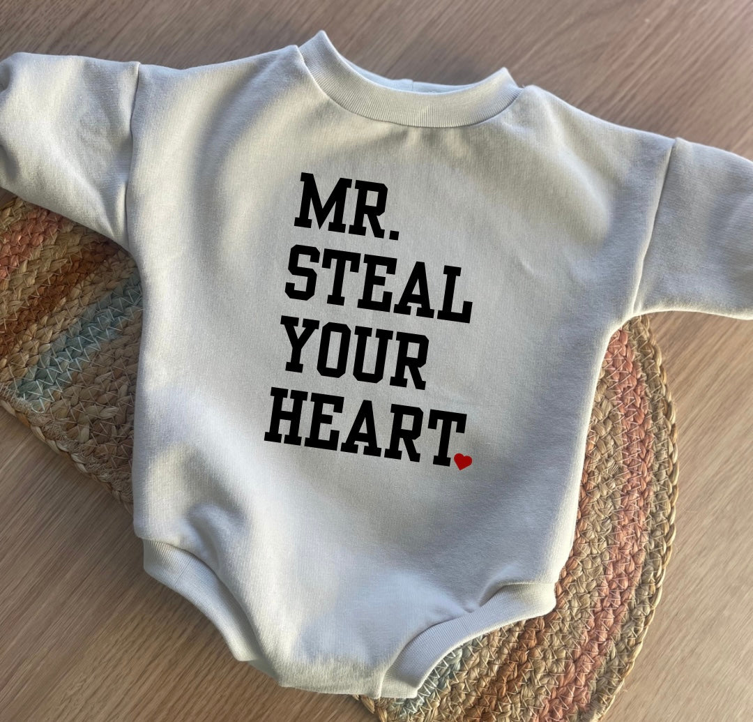 Valentines Sweater Romper - MR.STEAL YOUR HEART