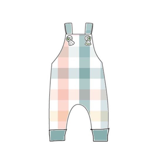 Knotted Romper - Gingham Designs