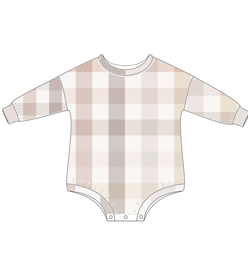 Sweater Romper - Gingham Designs