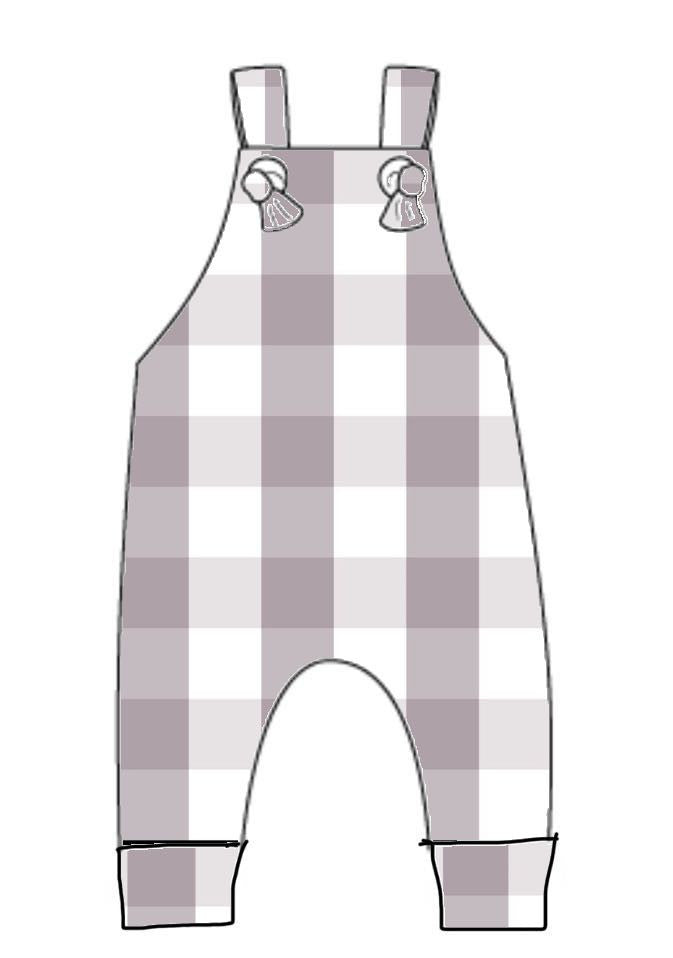 Knotted Romper - Gingham Designs