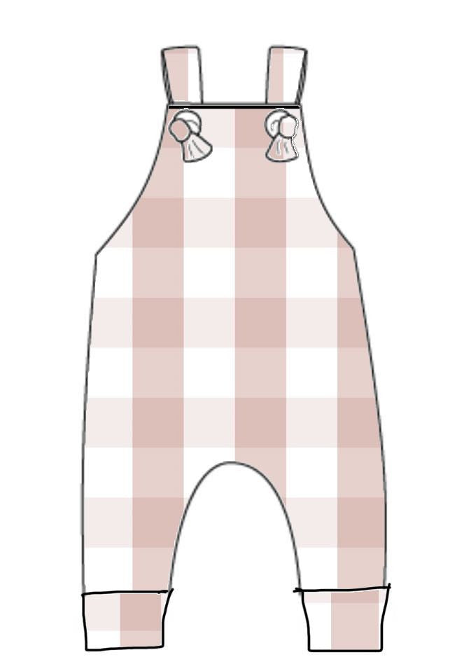 Knotted Romper - Gingham Designs