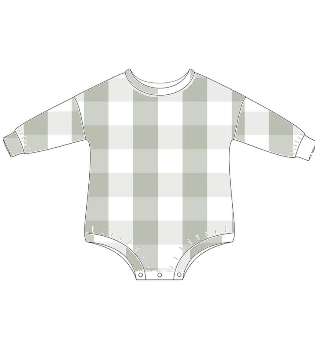 Sweater Romper - Gingham Designs