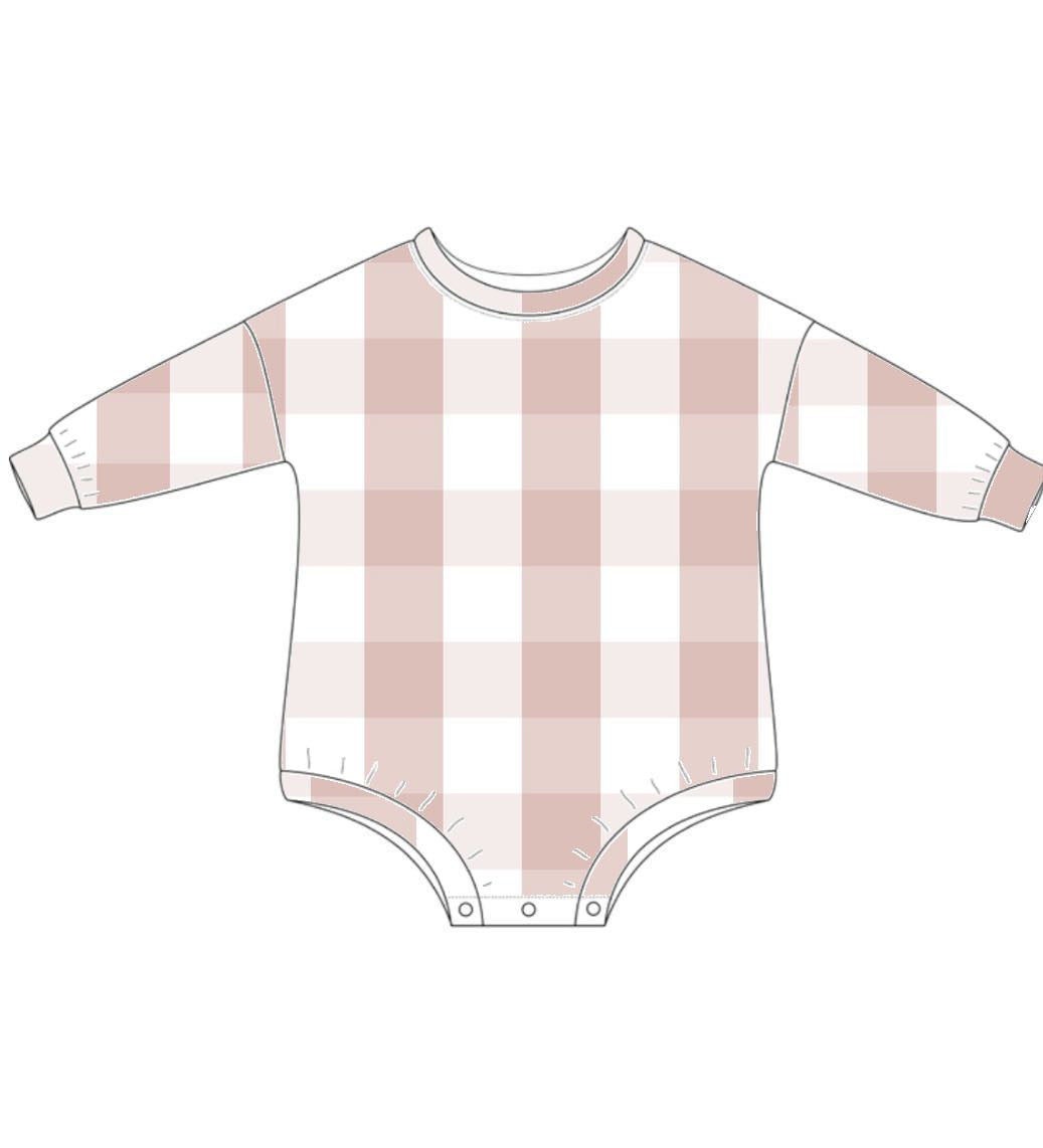 Sweater Romper - Gingham Designs