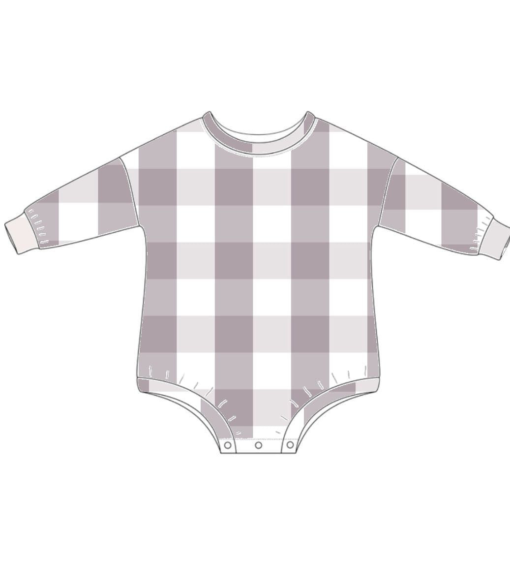 Sweater Romper - Gingham Designs