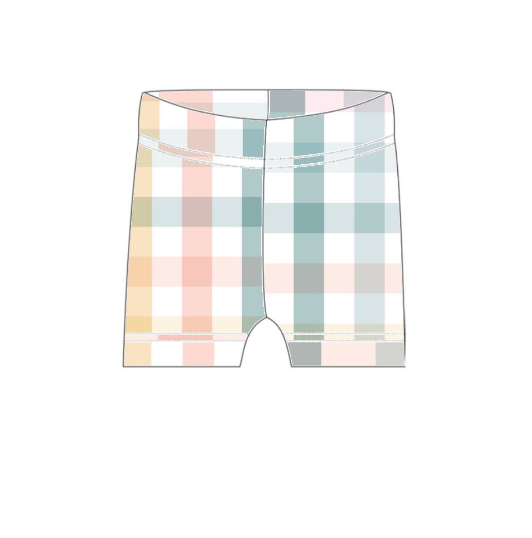 Biker Shorts - Gingham Designs