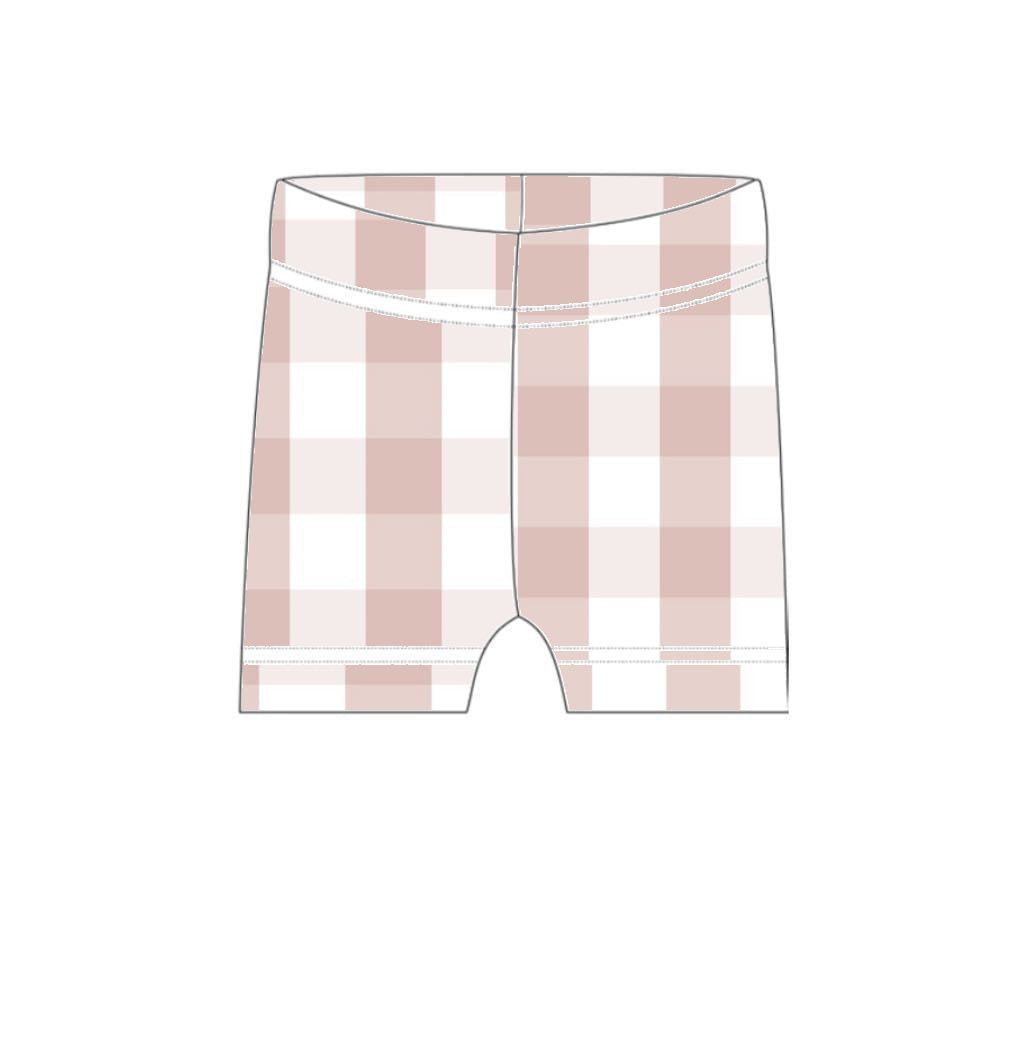 Biker Shorts - Gingham Designs