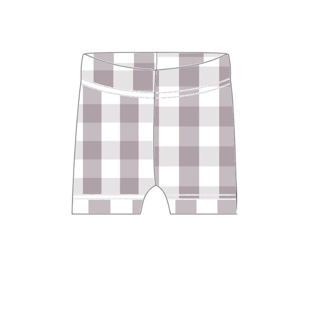 Biker Shorts - Gingham Designs