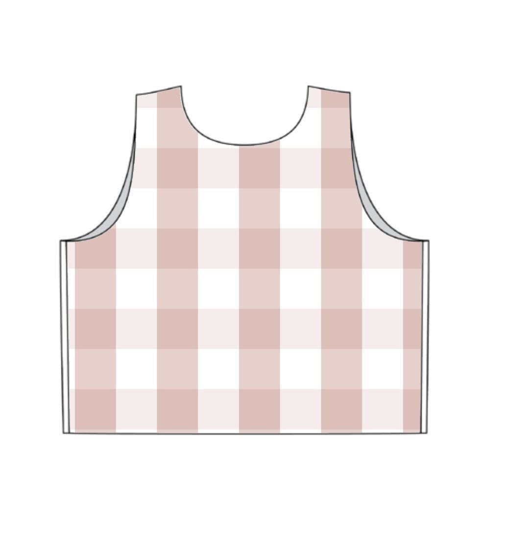 The Reversible Tie Back - Gingham Designs