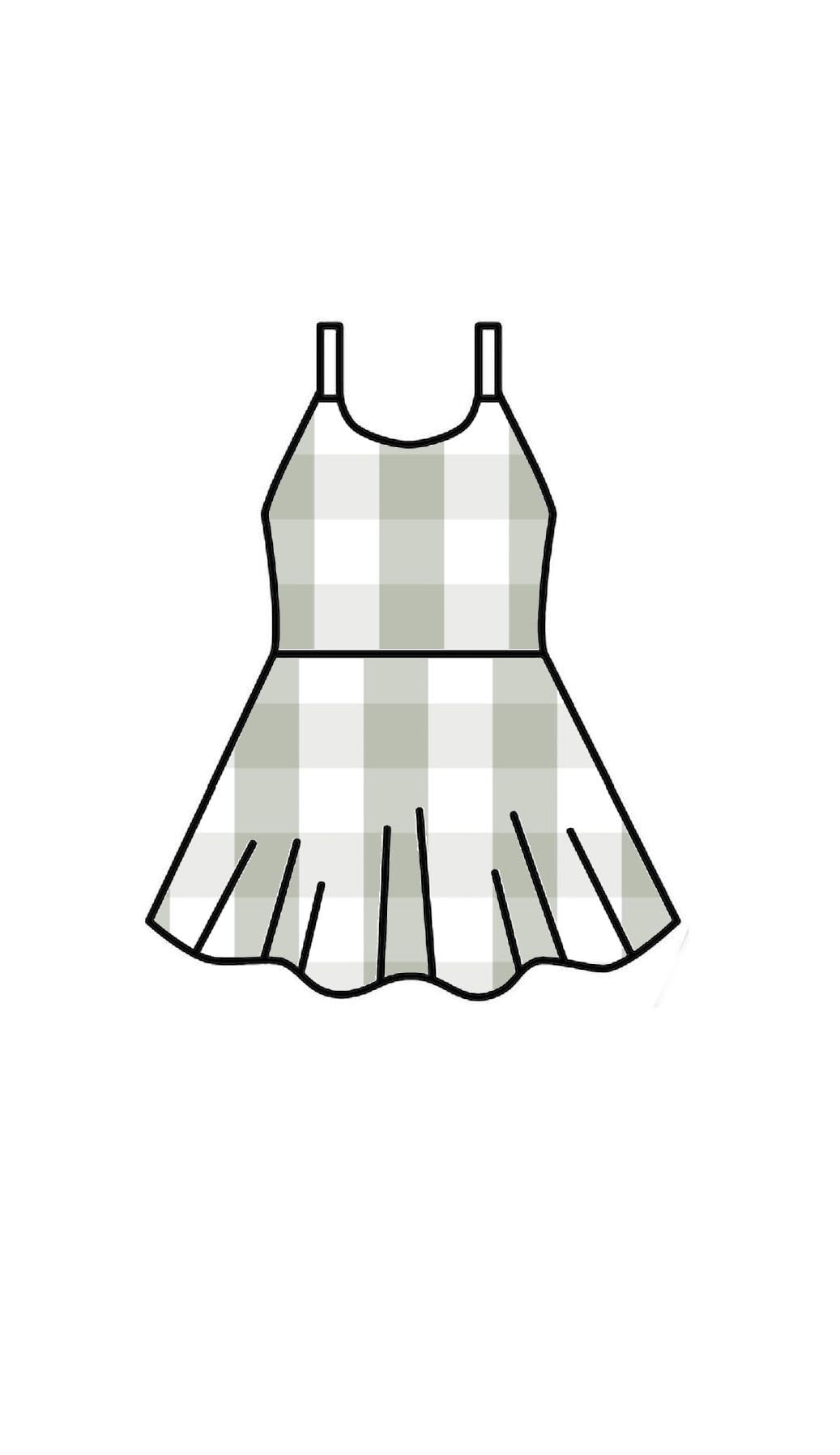 The Bow Back Dress - Gingham Goals