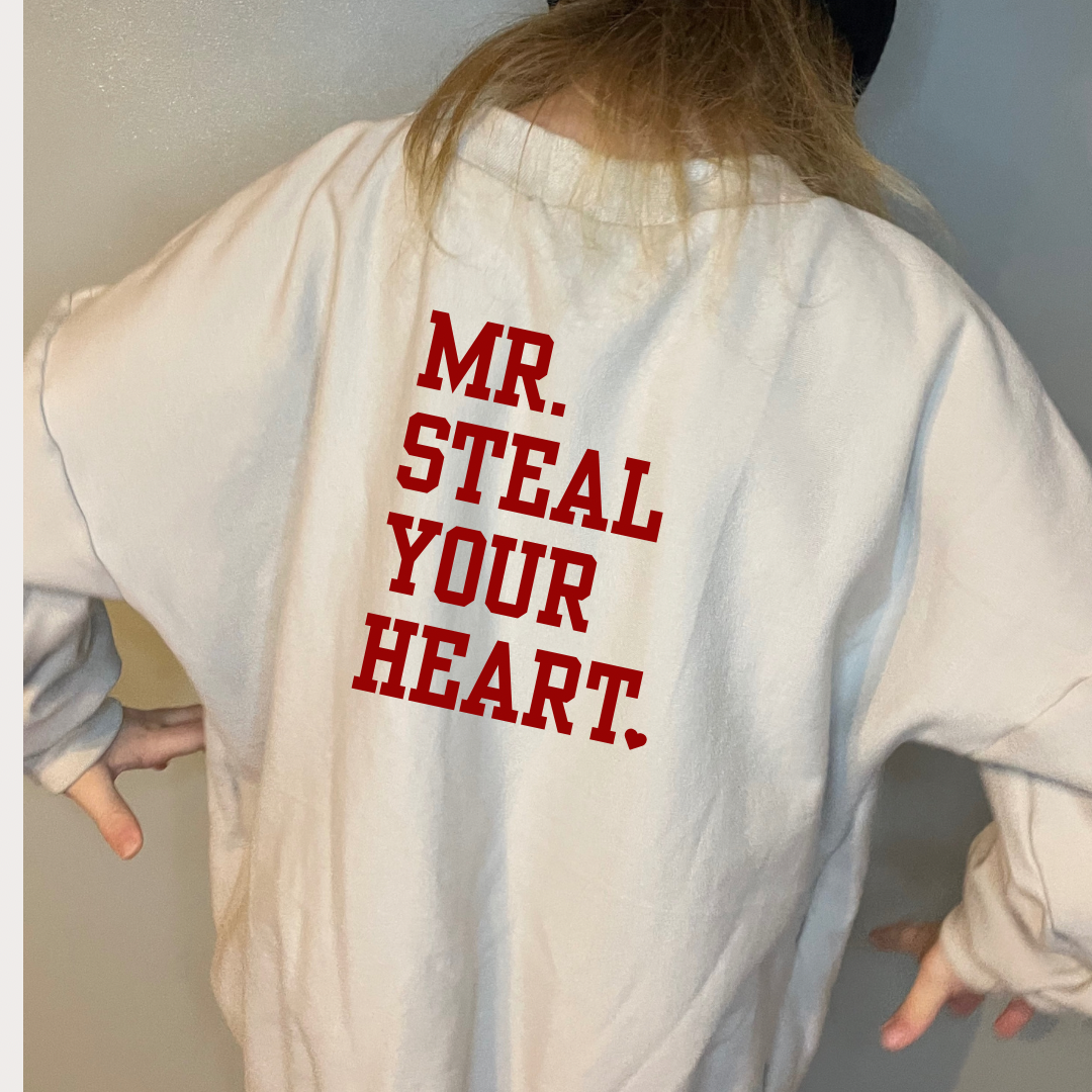 Valentines Oversized Sweater - Mr.Steal Your Heart