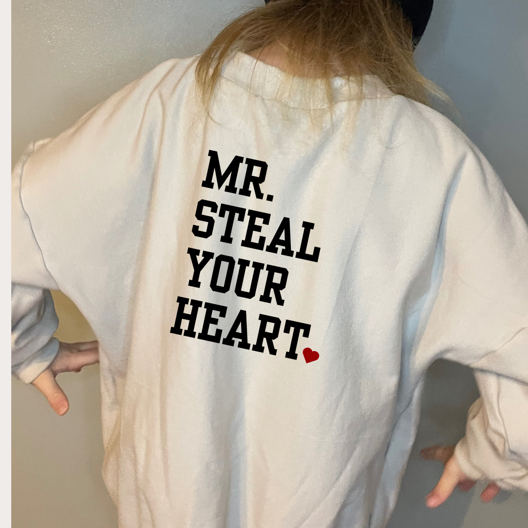 Valentines Oversized Sweater - Mr.Steal Your Heart