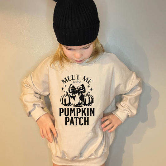 'Meet Me At The Pumpkin Patch' Oversized Sweatshirt