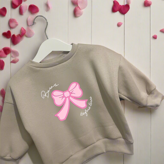 Bows before Bros Oversized Sweatshirt