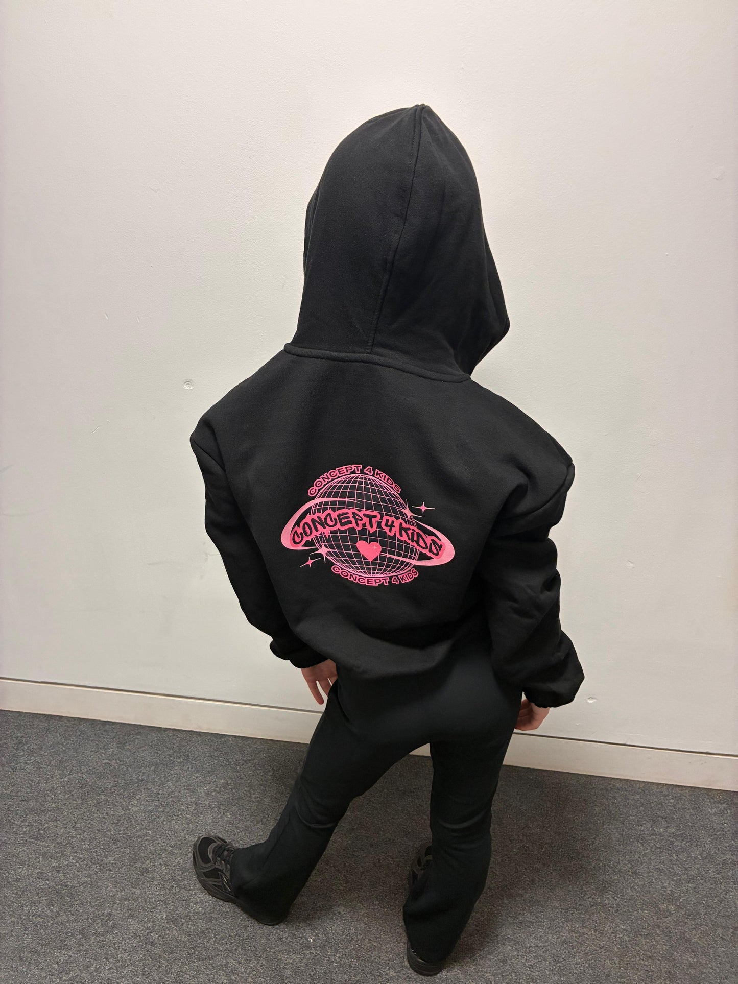 C4K Kids Cropped Full Zip Hoodie