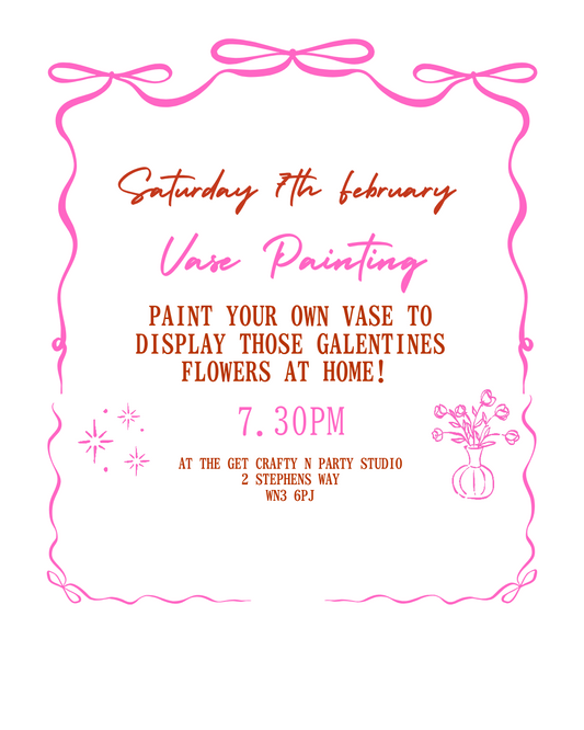 GALENTINES - VASE PAINTING