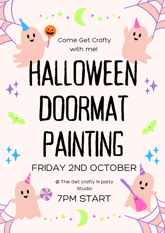Halloween Doormat Painting