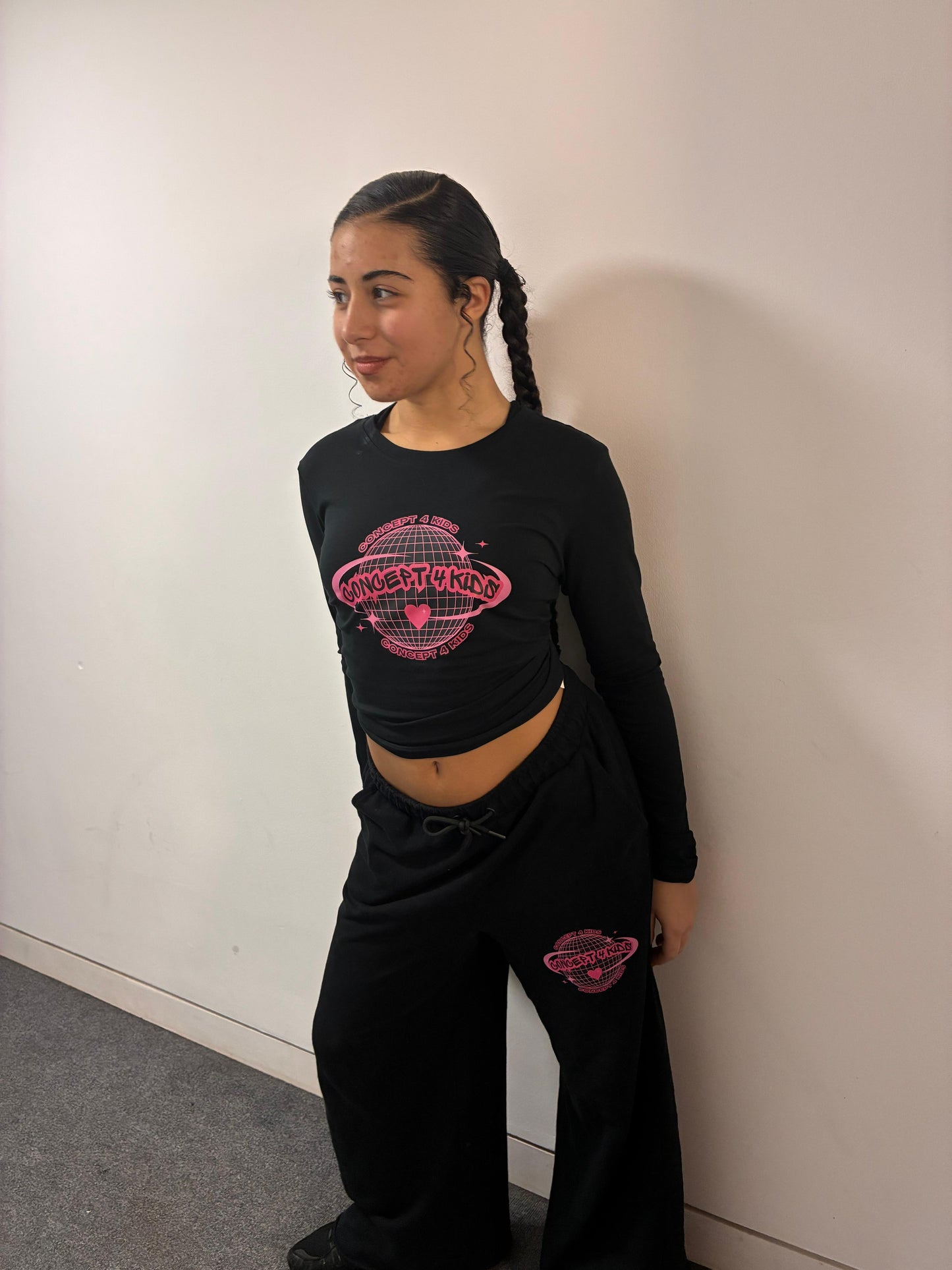 Adult Crop Long Sleeve Top