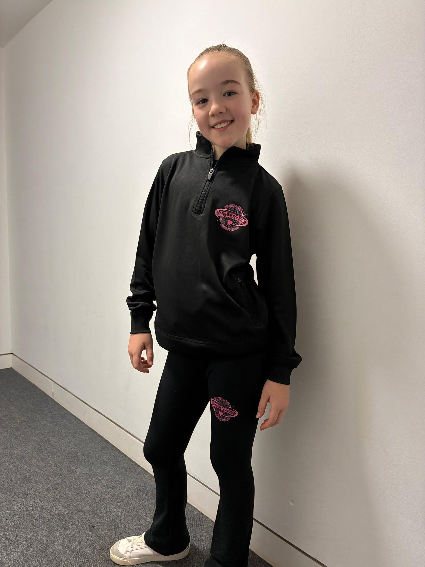 C4K Kids Quarter Zip Track Top