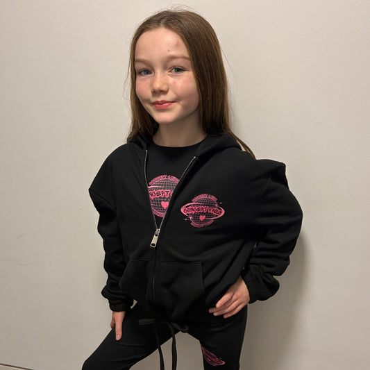 C4K Kids Cropped Full Zip Hoodie