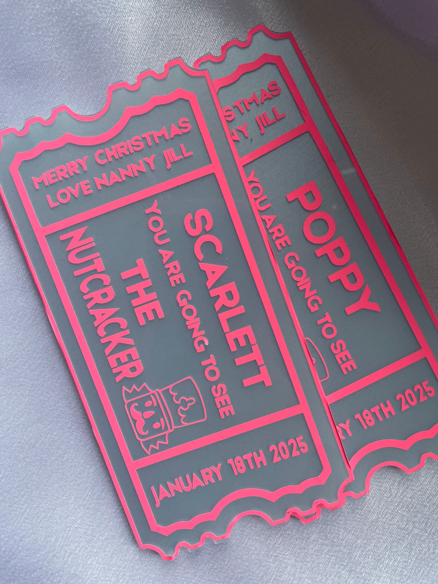 Custom Acrylic Ticket